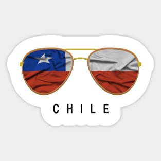 Chile  Sunglasses Sticker